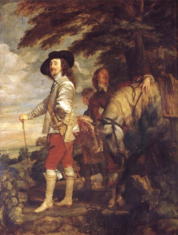 Anthony Van Dyck Karl in pa hunting Norge oil painting art